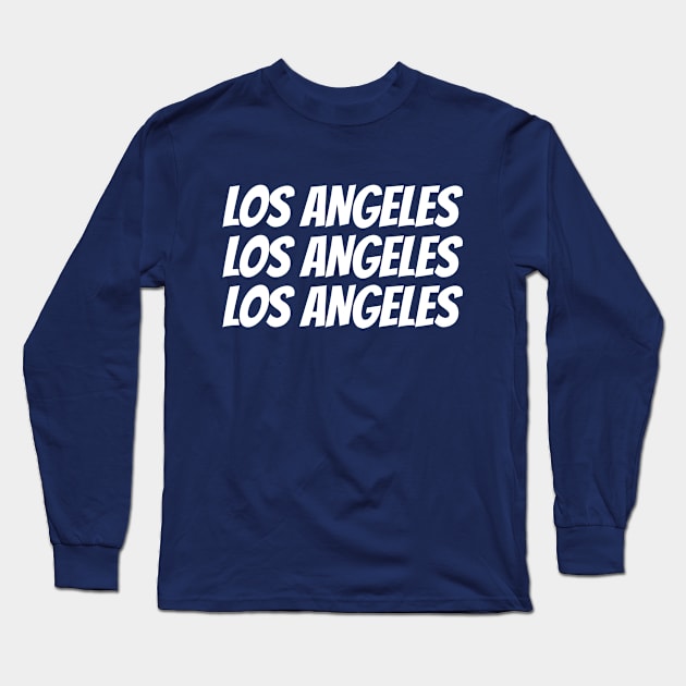 Los Angeles Long Sleeve T-Shirt by textonshirts